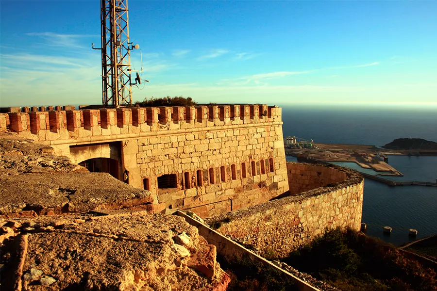 Castillo de san julian en Cartagena España