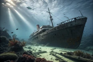Que hacer el día de navegación en un crucero 2 hundimiento-crucero-antiguo-en-el-mar
