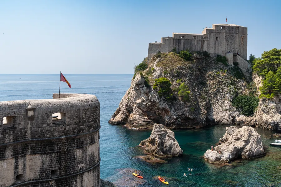 fortaleza-lovrijenac-dubrovnik-costa-adriatica-kayaks